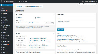 WordPress Back-End